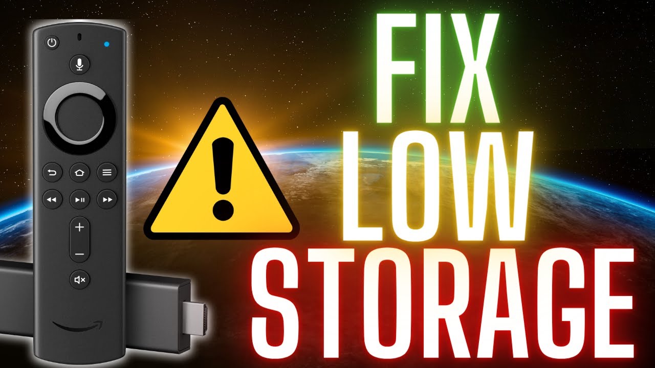 FIX LOW STORAGE ON AMAZON FIRESTICK - 3 SIMPLE STEPS