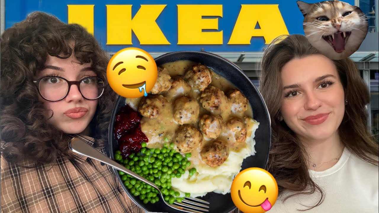Make IKEA MEATBALLS with us!! (ft. Our Cat)