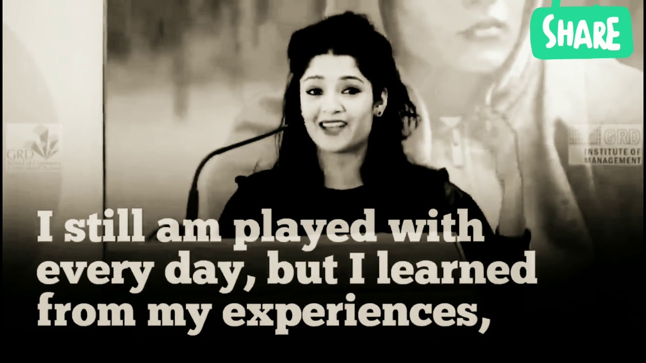 RITIKA SINGH ( inspiring message..) English subtitles.. video ..