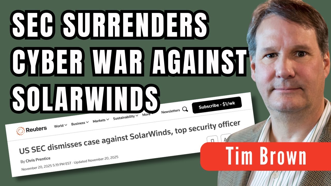 SEC Roundup 91: SolarWinds vs. SEC: The 