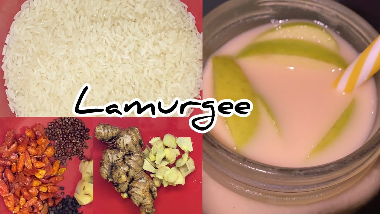 How to make RICE LAMURGEE (spiced rice drink) ||Mini Ramadan Vlog|| 2