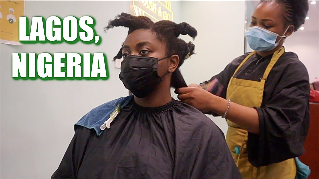 NAIJA VLOG | Natural hair salon experience, Trying New Restaurants & more!