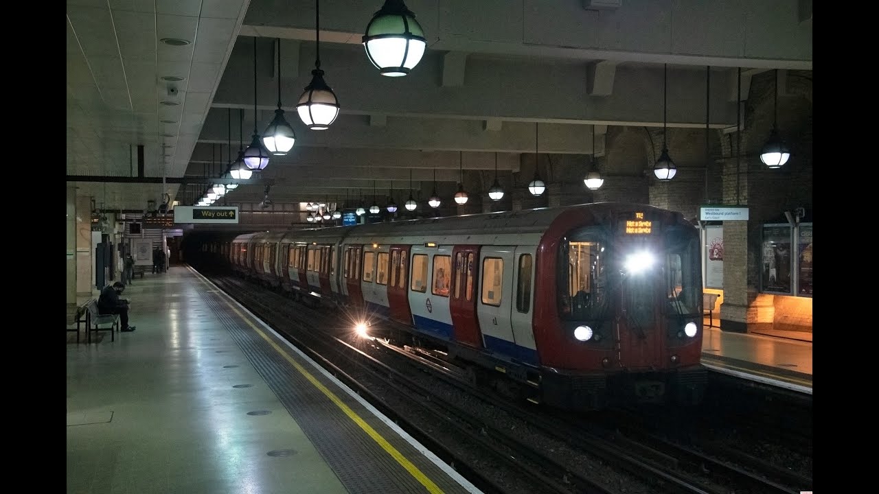 Modified London Underground S Stock Auto Visual Inspection Train in Action on the Circle Line