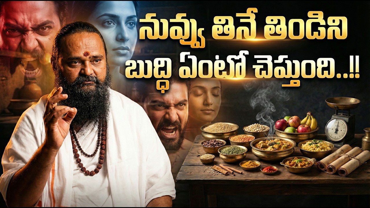 నువ్వు తినే తిండి ని బుద్ది ఏంటో చెప్తుంది..!!| Sri Sri -Jagan Guruji