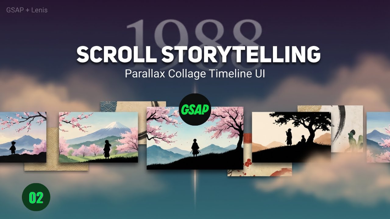 How to Build Cinematic Scroll Effects: GSAP Tutorial (Studio Ghibli Style) | Part - 02