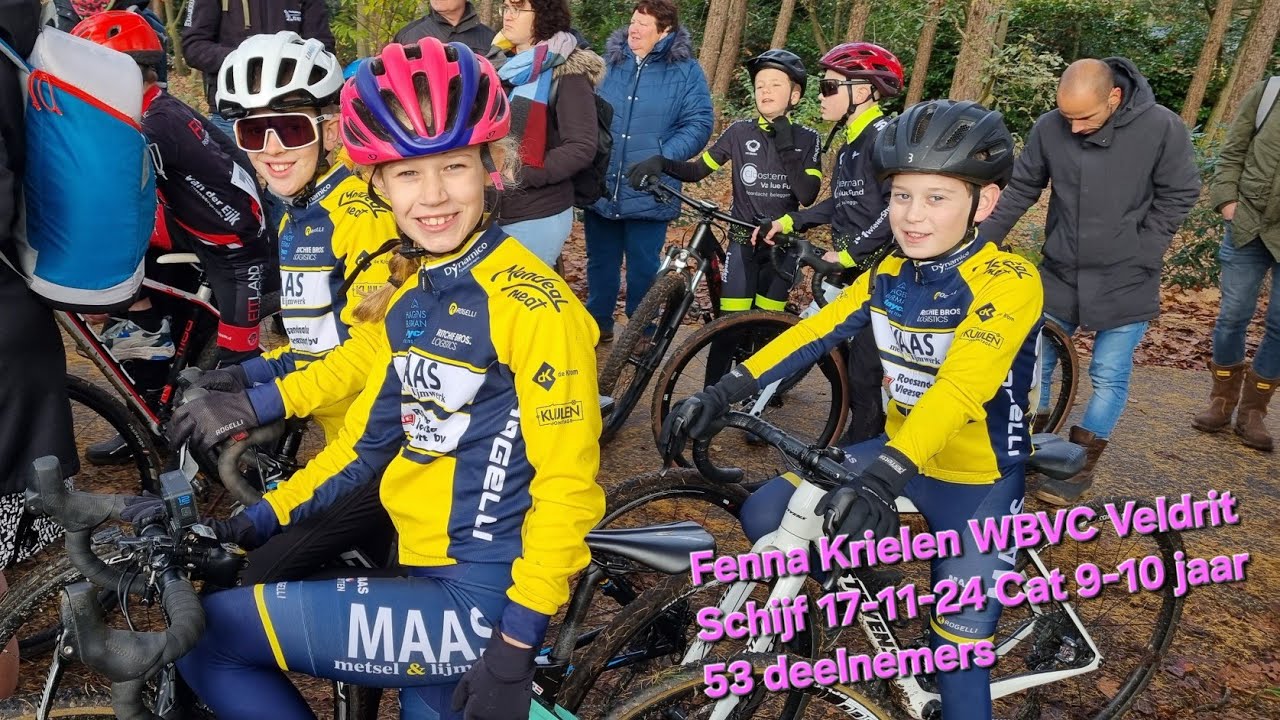 Fenna Krielen WBVC Veldrit Schijf 17-11-24 cat 9-10 jaar short