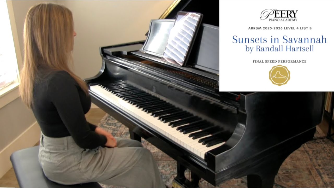 Sunsets in Savannah by Randall Hartsell (ABRSM Grade 4 List B 2025-2026)