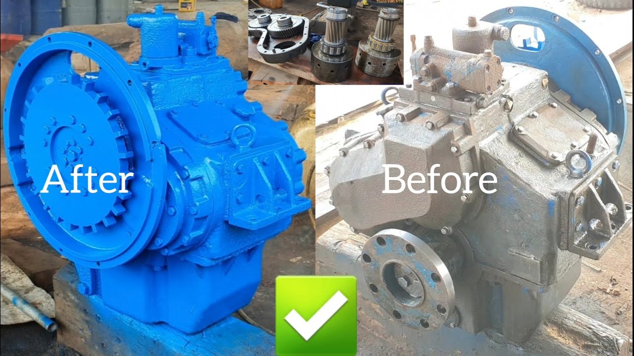 Gearbox recovery🍀phục hồi hộp số thủy trung quốc 135A_6:1