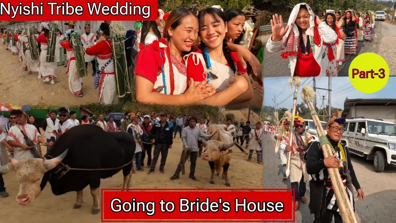 Walking till Bride's House || Nyishi Tribe Bamang Wedding Arunachal Pradesh