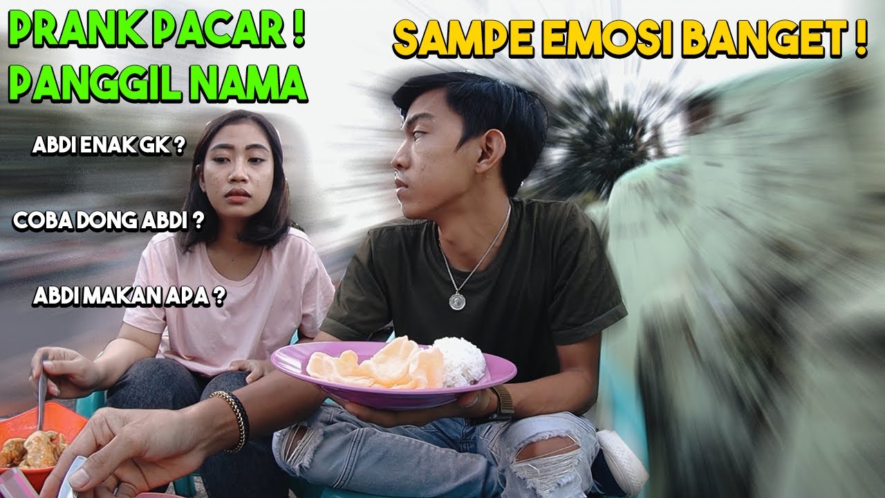 PRANK PACAR ! PANGGIL MAKE NAMA ASLI ( REAKSINYA NGAKAK BANGET )