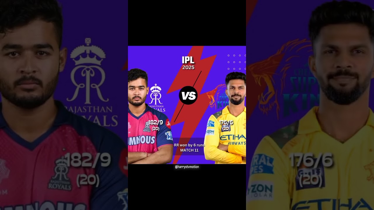 🔥RR vs CSK Match 11 Highlights | IPL 2025 | Rajasthan Royals vs Chennai Super Kings Full Match Recap