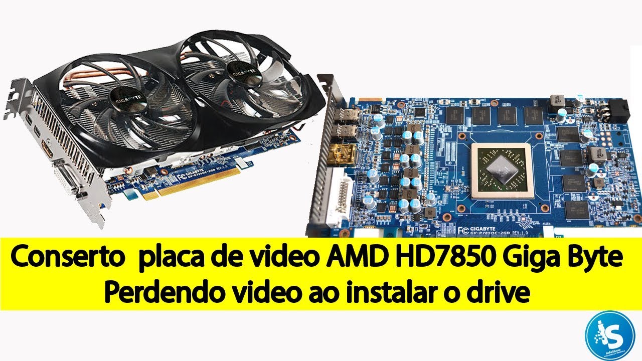 Reparo HD7850 perdendo o sinal de v&iacute;deo #IR6000