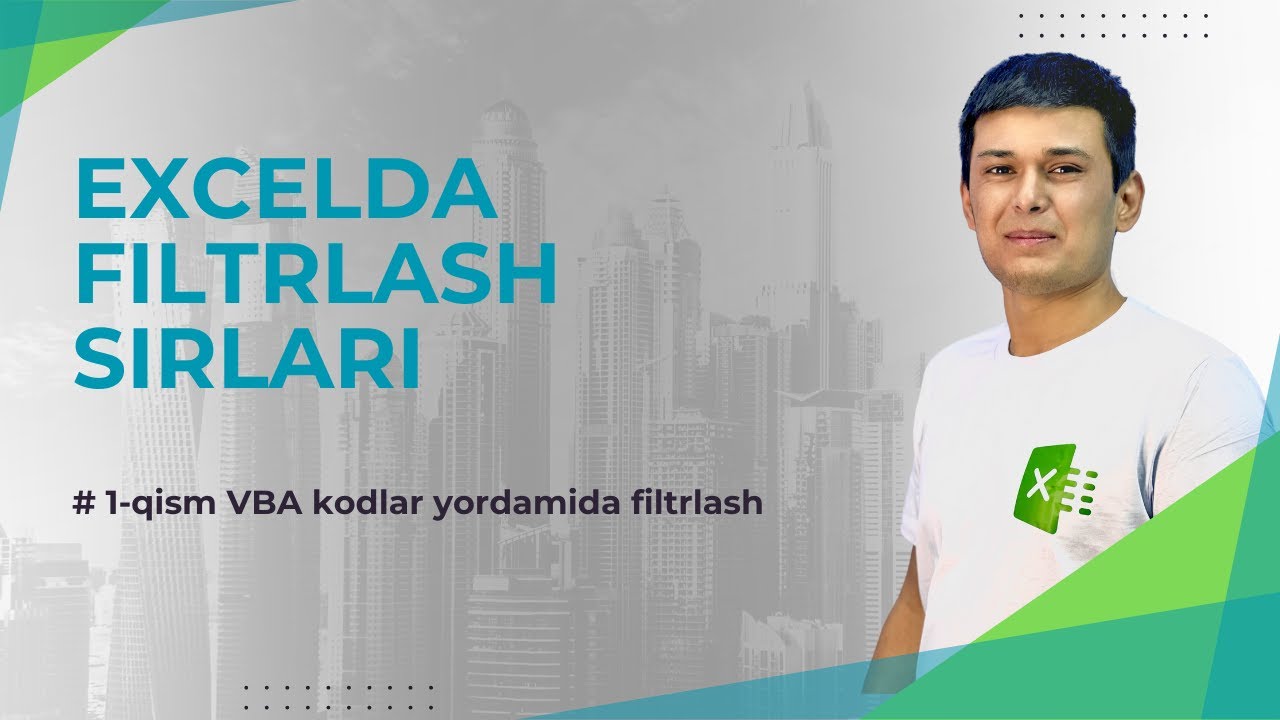 Excel da Murakkab Filtrlashni Oson O‘rganing!