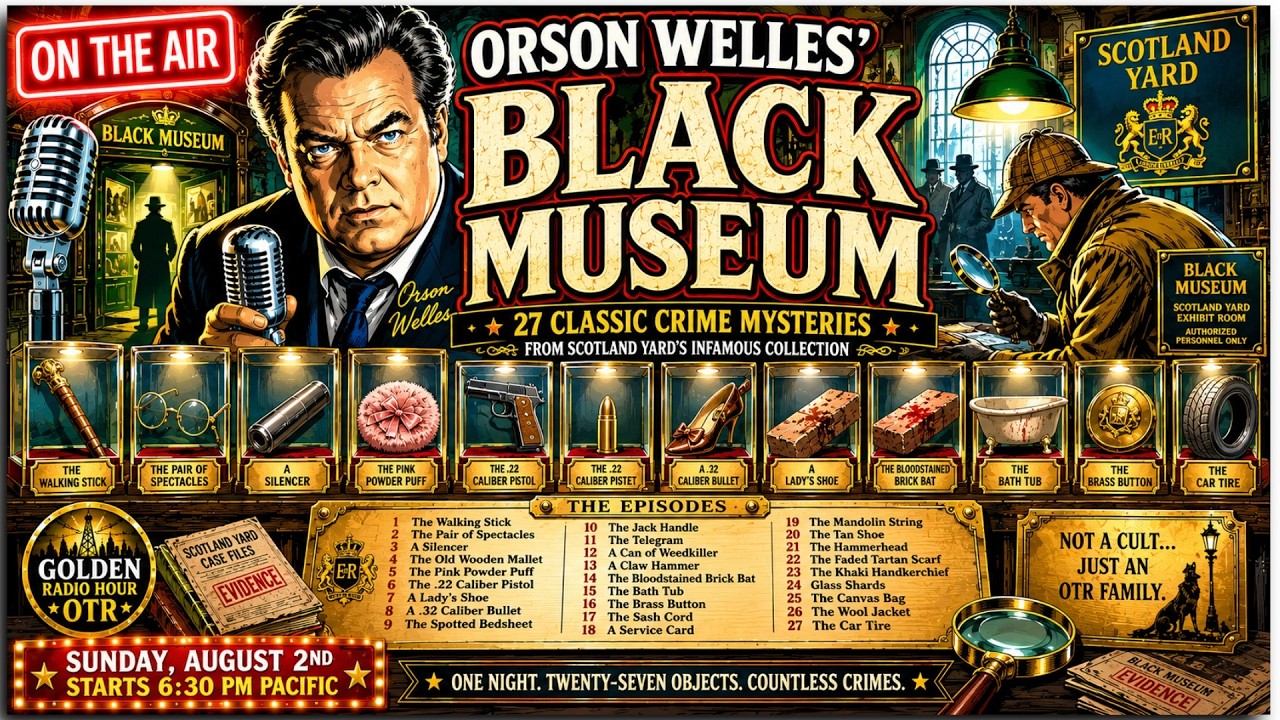 Orson Welles Presents 27 Chilling Black Museum Mysteries