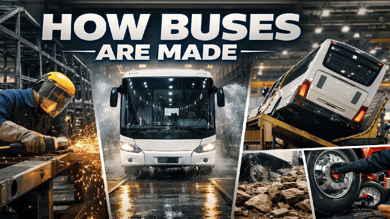 How Heavy-Duty Buses Are Made – Full Production Line