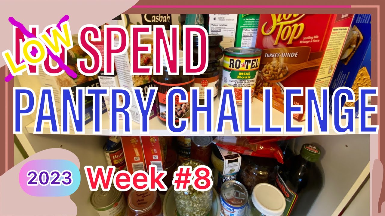 LOW SPEND Pantry Challenge 2023 Week #8