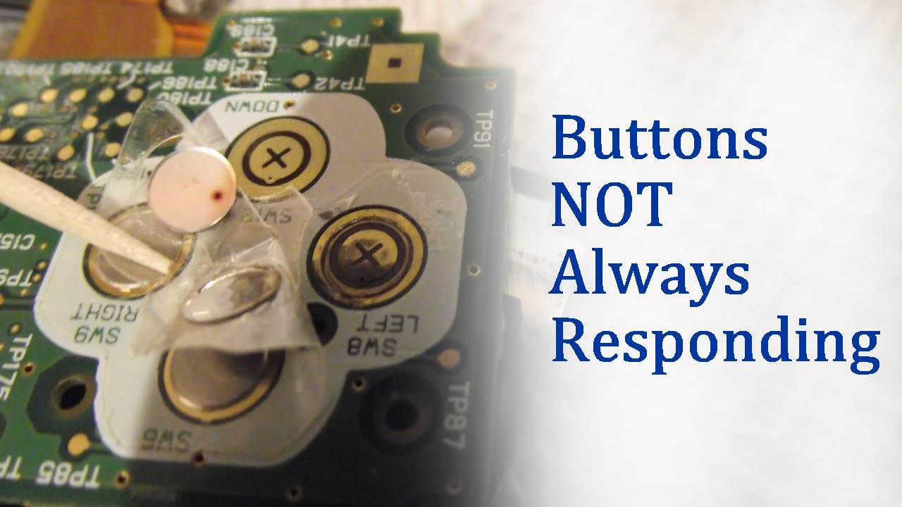 How to fix 3ds buttons not responding, having to push really hard to get it to register