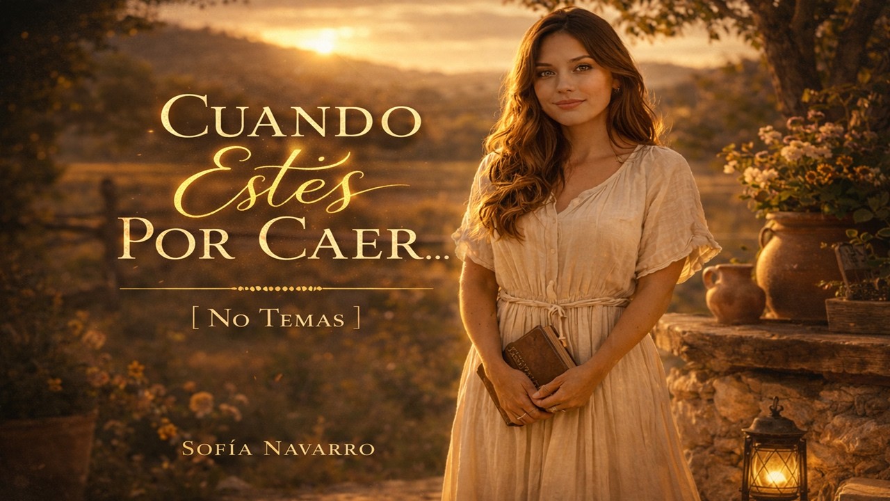 🎵 Cuando Estés Por Caer… No Temas | Un Himno Folk Cristiano | Sofía Navarro