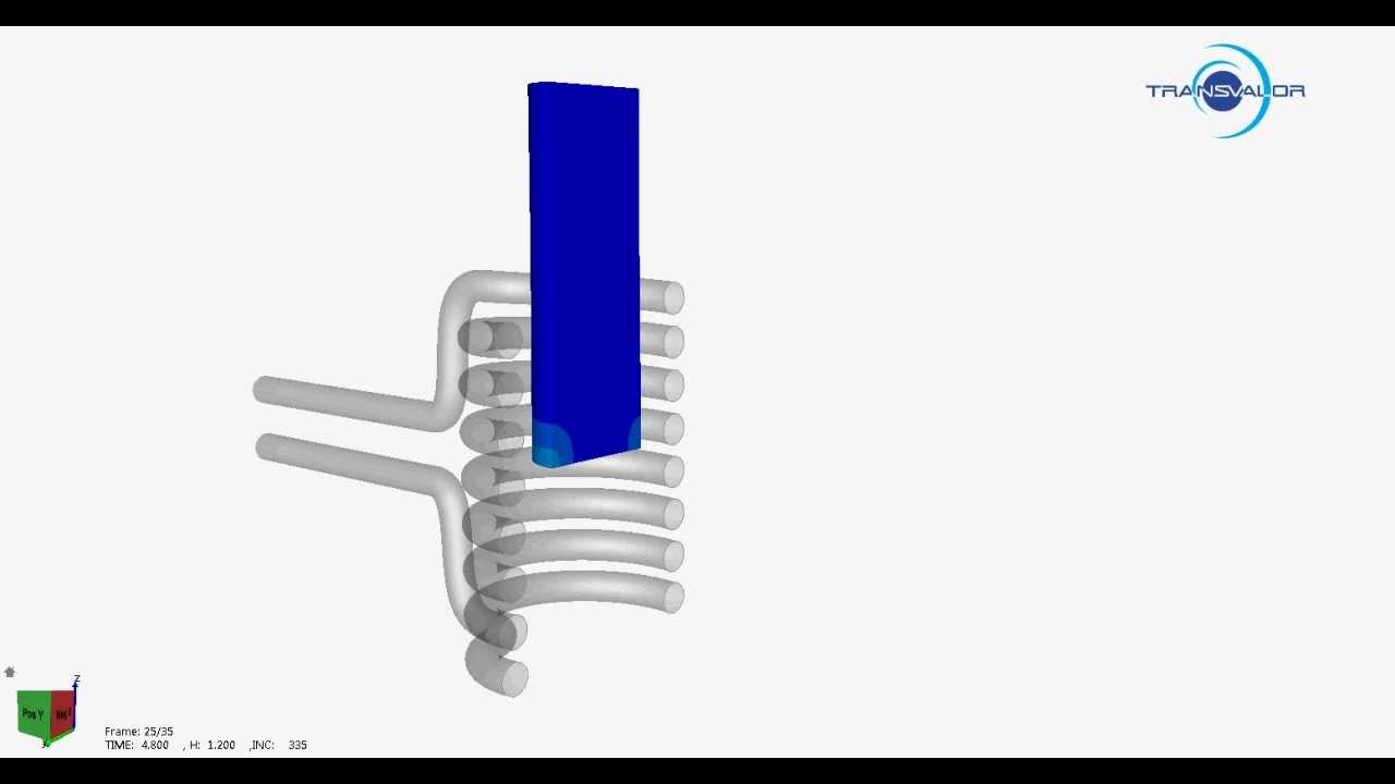 Induction heating simulation with grain growth evolution - SIMHEAT&reg;