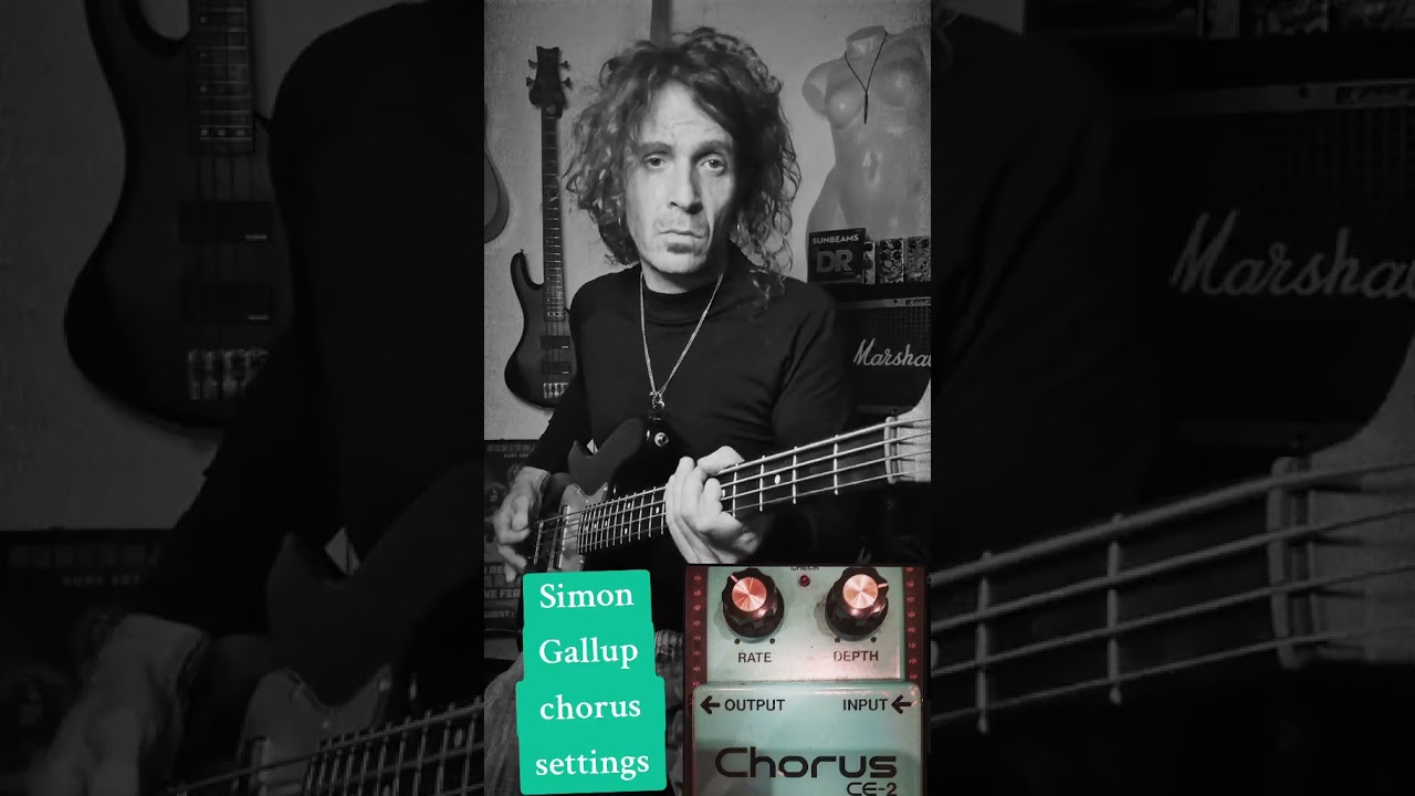 Simon Gallup Chorus settings #bass