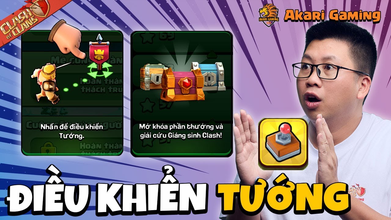 Hướng Dẫn Cách Đánh Sự Kiện Điều Khiển Tướng 3 Sao Đơn Giản - Phần 1 Clash of clans | Akari Gaming
