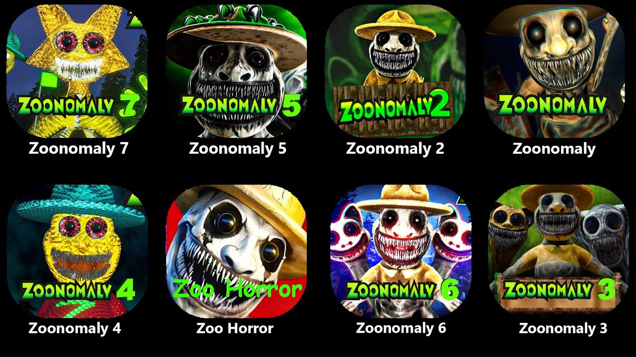 Zoonomaly Official Full Game - Zoo Horror,Zoonomaly,Zoonomaly 2 to 7 Fanmade,Zoonomaly 2-3-4-5...