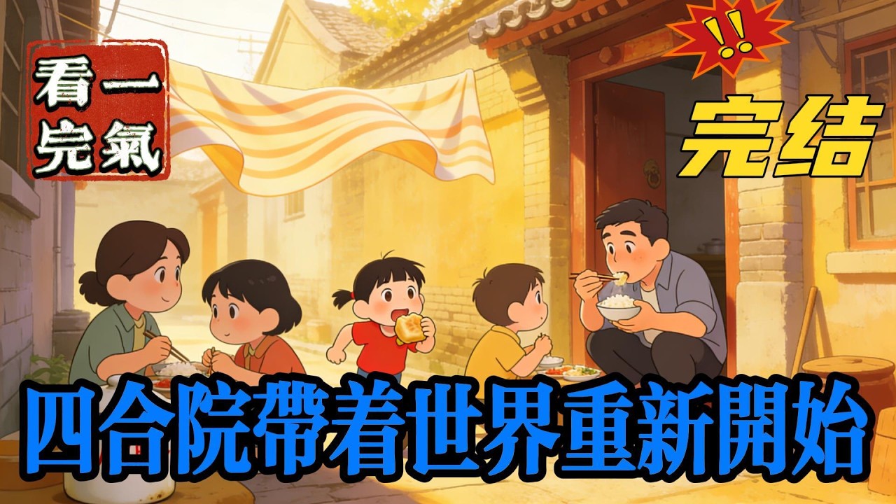💥💥💥完结！《四合院：四合院带着世界重新开始》这是穿越了，前世今生没法比。前世孤儿，十八岁离开孤儿院，自力更生，一路打拼到三十五。处男之身保持良好。作风硬朗。#四合院  #穿越 #爽文
