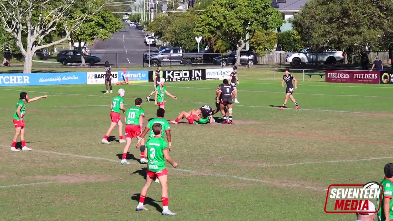 Wynnum Juniors vs Souths Juniors | Full Match | U16 Division 1 Rugby League | Seventeen Media |