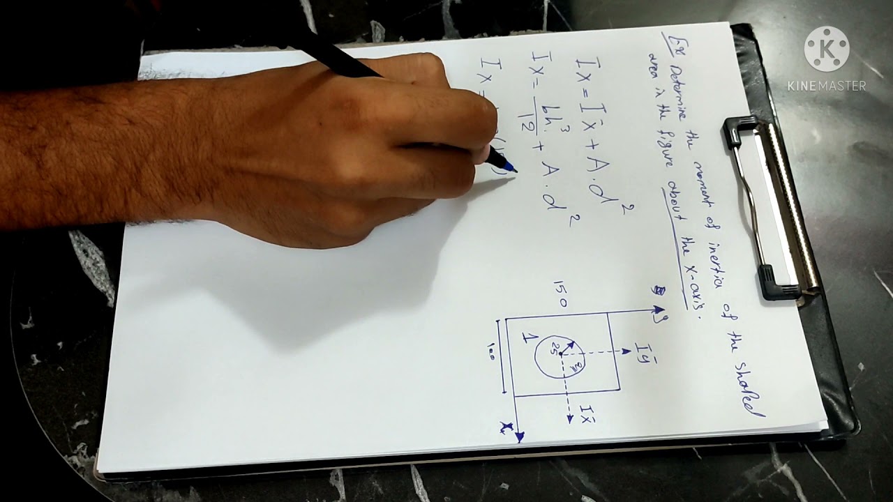 استاتك ( 9 )  شرح موضوع عزم القصور الذاتي ( مومنت انيرشي )