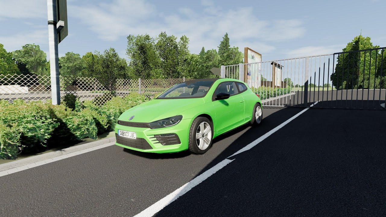 Volkswagen Scirocco R on N&uuml;rburgring - BeamNG.drive Car Mod Review