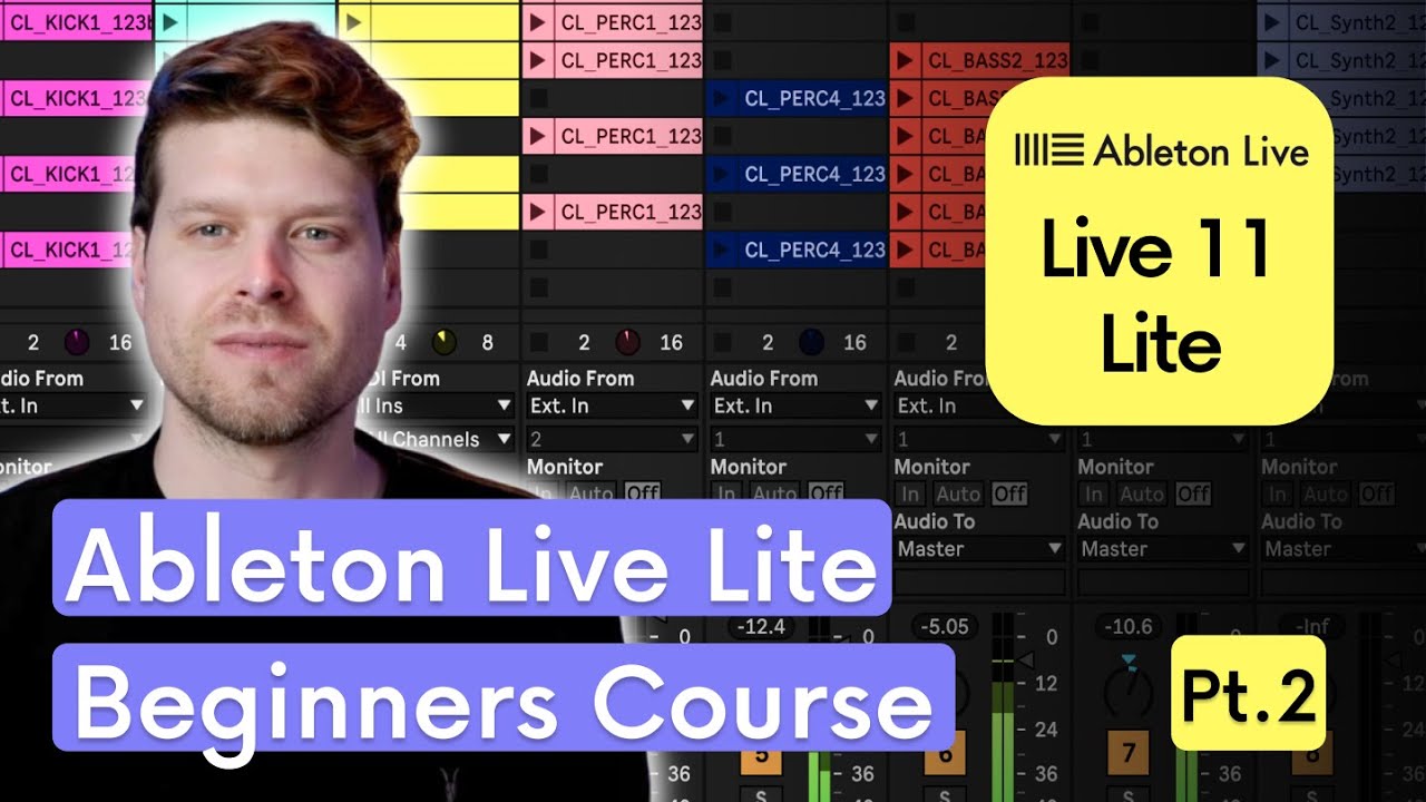 Ableton Live Lite для начинающих: клипы, дорожки и сцены