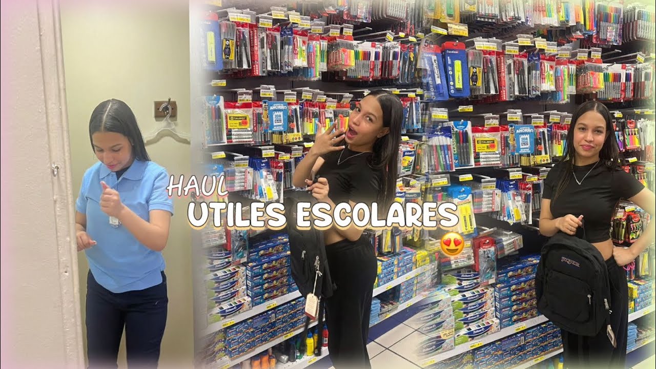 COMPRANDO ÚTILES ESCOLARES 📏📔✏️📝.  (Sisoy_chica06) 