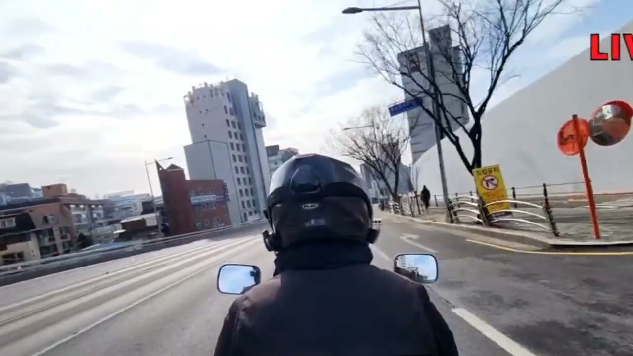 EP03 No Talking Night Ride 🚲 in Korea | AI Music for Sleep & Relaxation