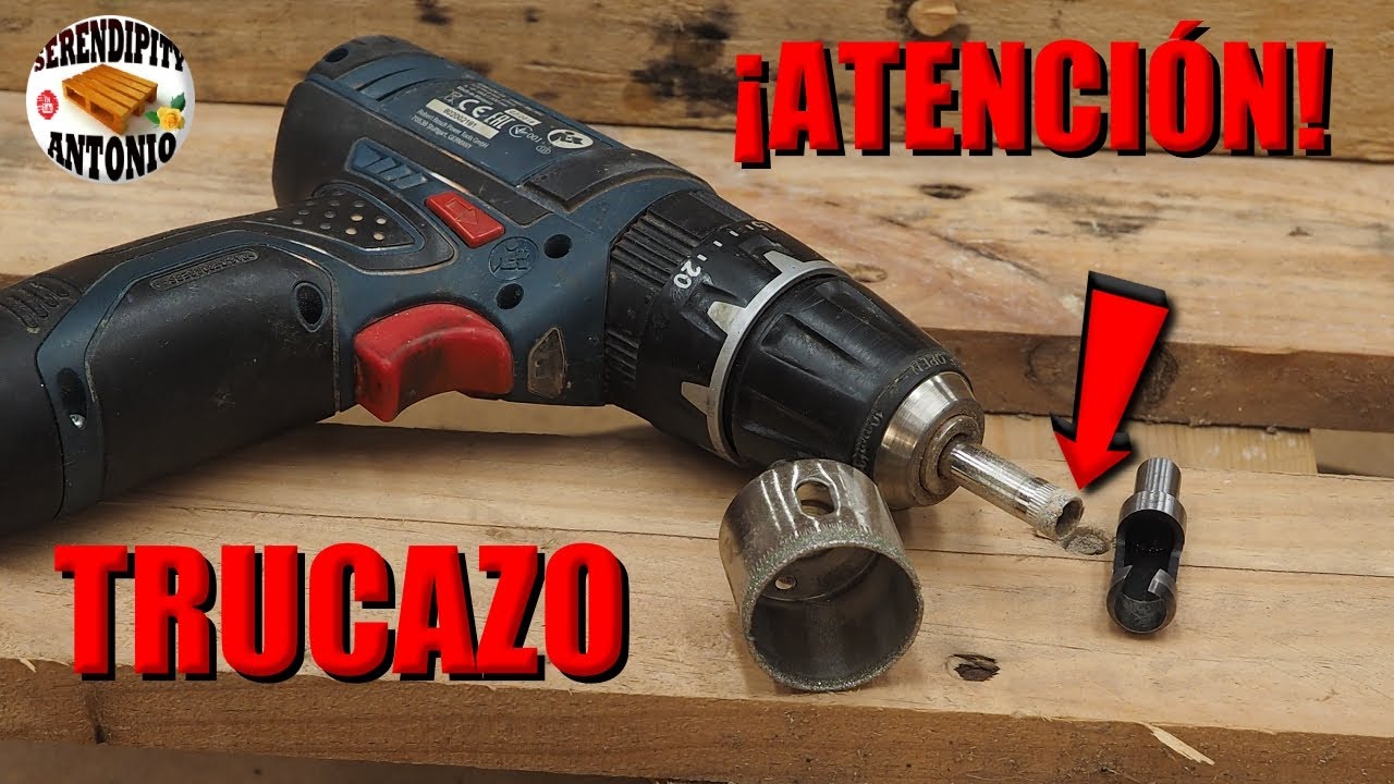✅ CON ESTA BROCA desarmar o desmontar PALET SIN ROMPERLOS