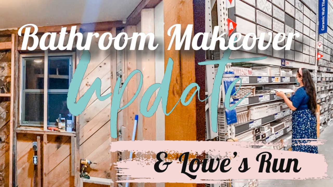 GUEST BATHROOM MAKEOVER| LOWE’S RUN| HOME RENOVATION #DIY #Motivation #Fixerupper