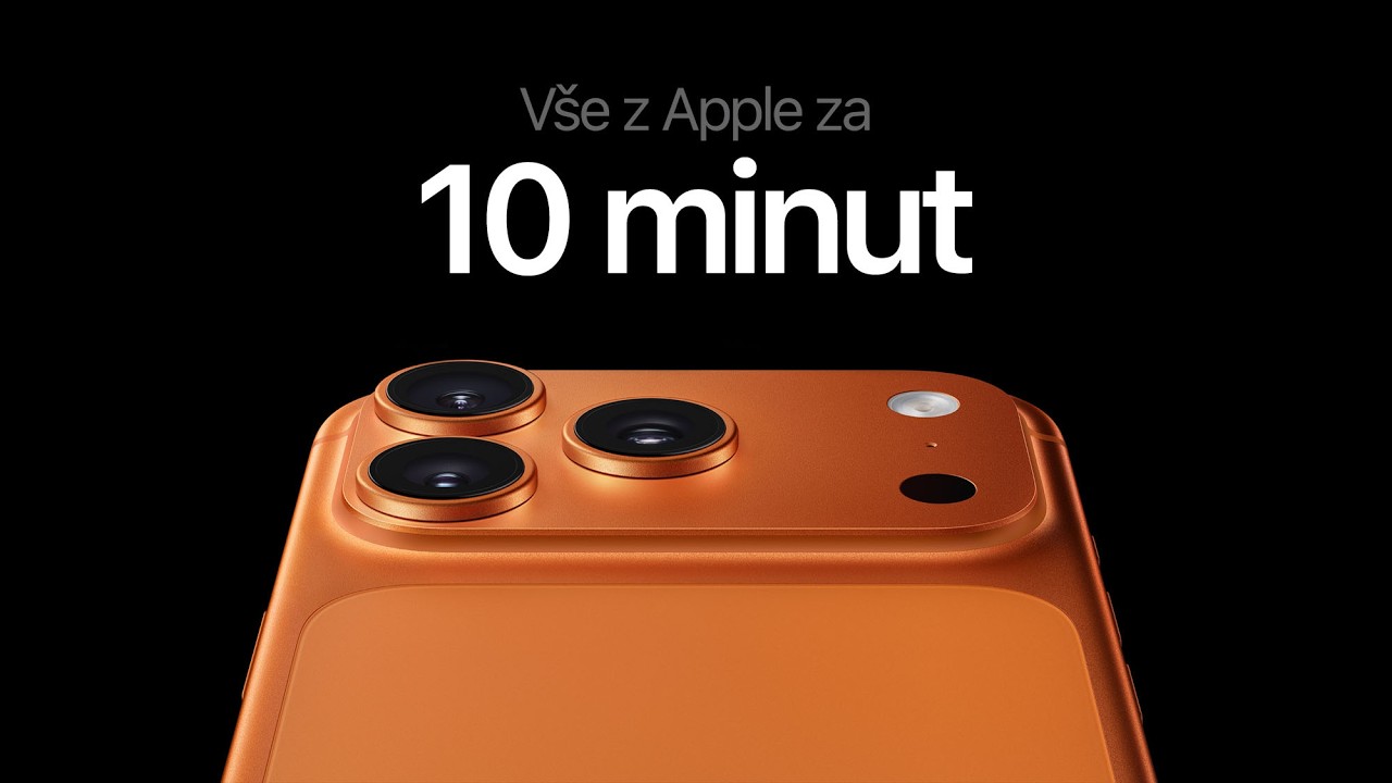 Vše, co Apple oznámil v 10 minutách: iPhone 17 (Pro/Air), Airpods Pro 3 a Apple Watche!
