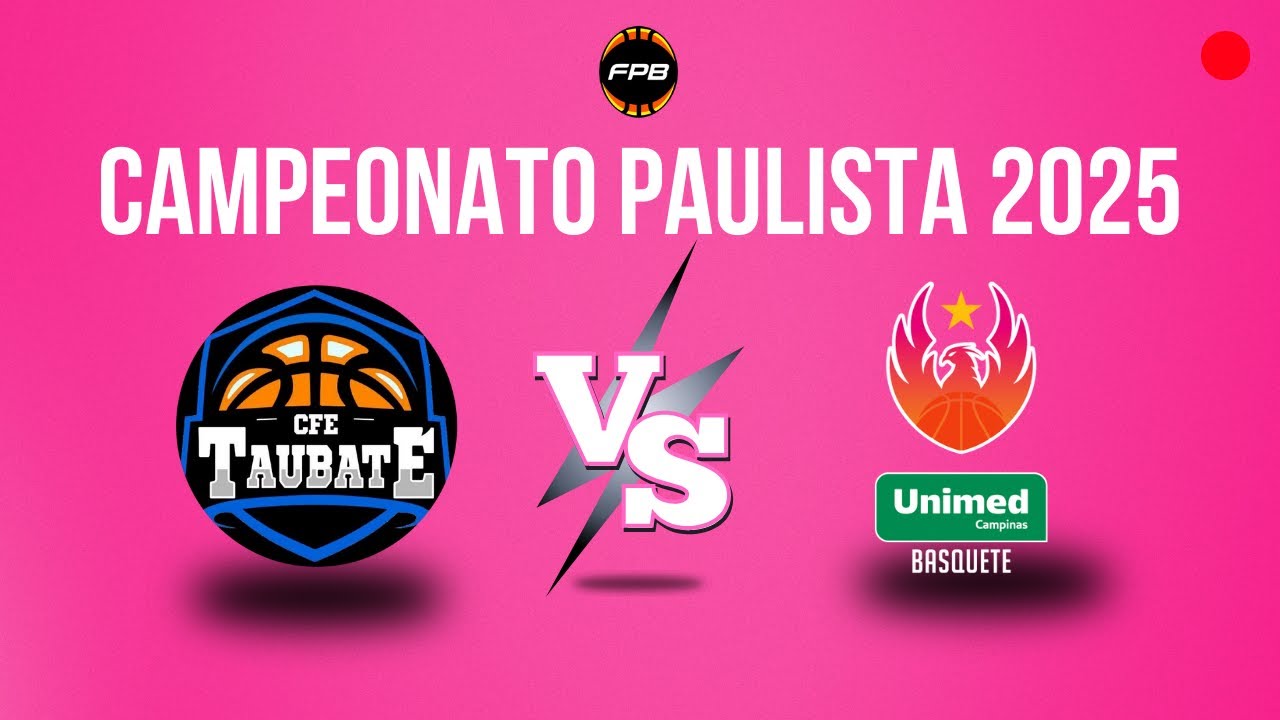 TAUBATE X UNIMED CAMPINAS - AO VIVO COM IMAGENS | CAMPEONATO PAULISTA 2025