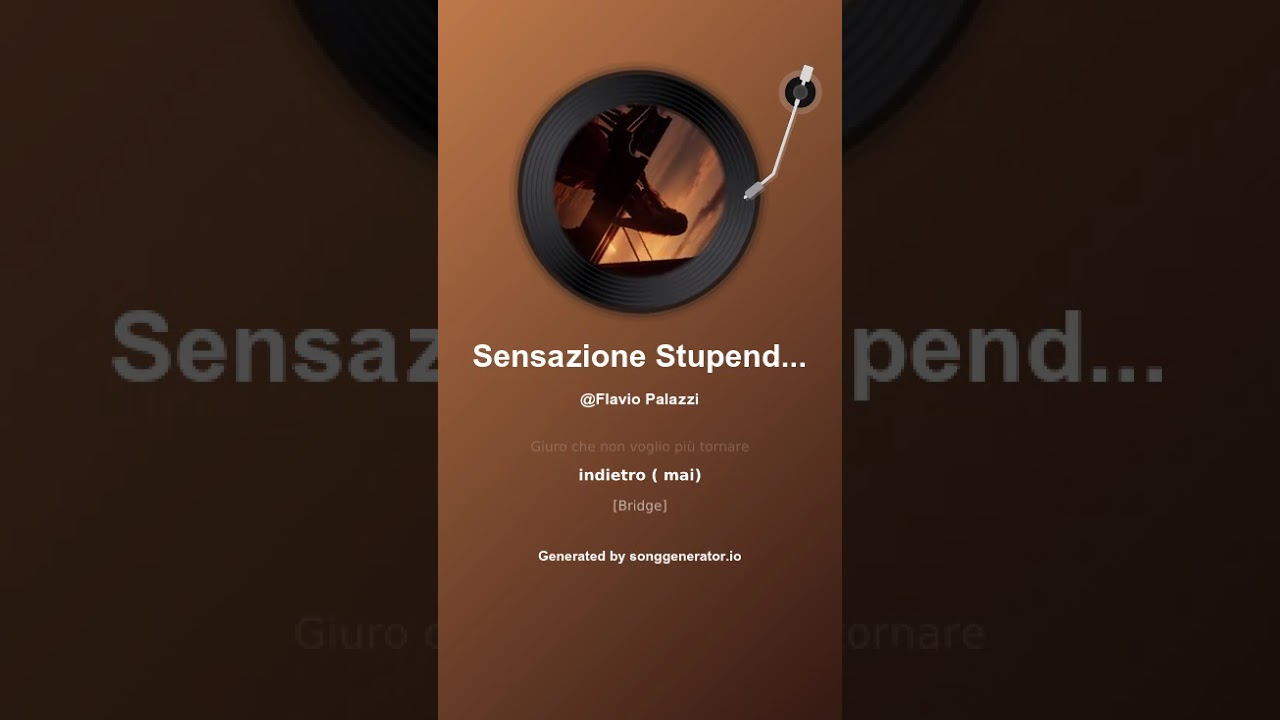 Sensazione Stupenda
