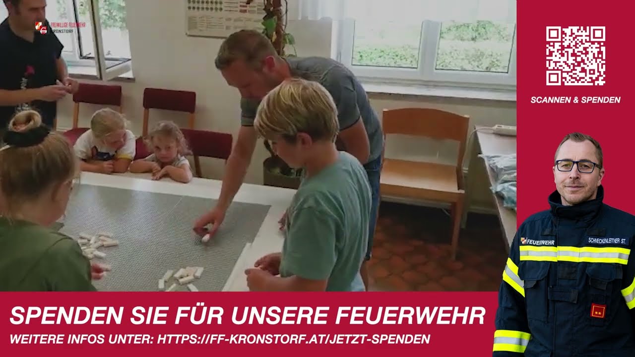 Die ersten Legosteine für unser Legofeuerwehrhaus wurden gesetzt
