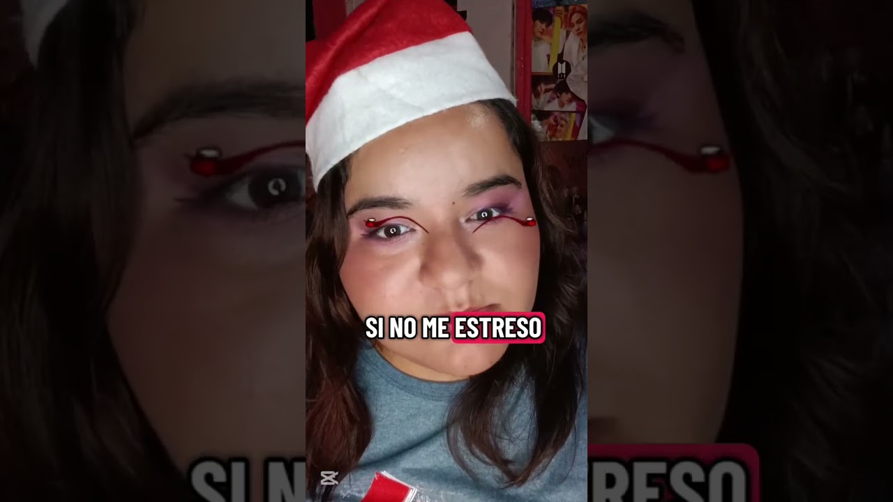 maquillaje navideño 🎄✨ #navidad #feliznavidad #navidad2025 #maquillaje #makeupchallenge