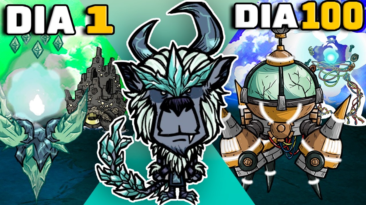 Passei 100 dias na nova atualiza&ccedil;&atilde;o e derrotamos o BOSS NOVO | Dont Starve Together