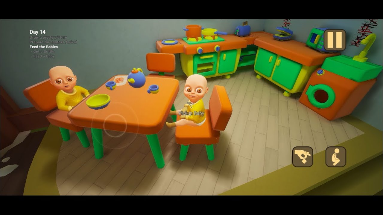 نوشة تلعب لعبة الطفل المسكون😱واخيرا ختمت اللعبة😂جديد الجزء 3🤣🤯#العراق #السعوديه #shortvideo #baby 