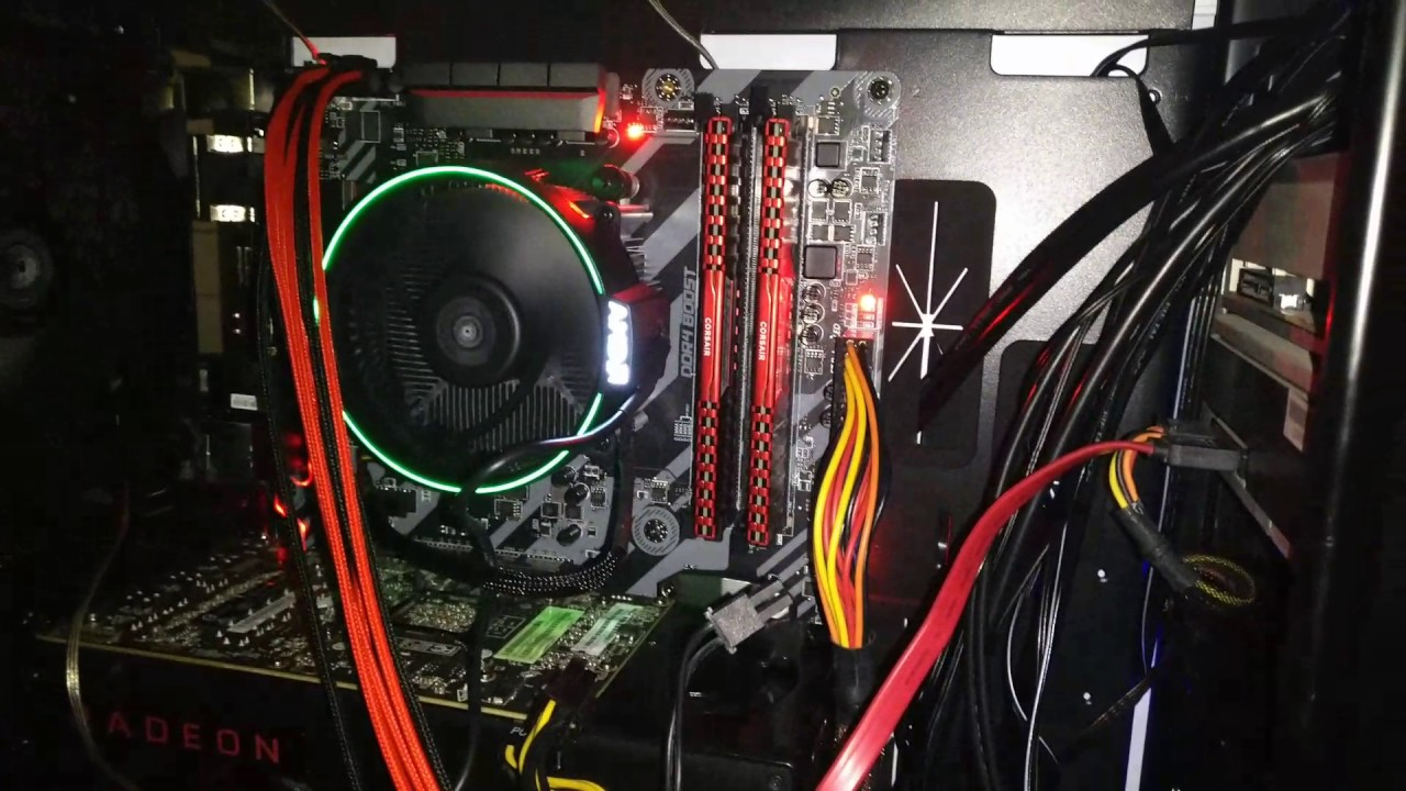 Msi B350 Tomahawk problem cpu led GOES ON