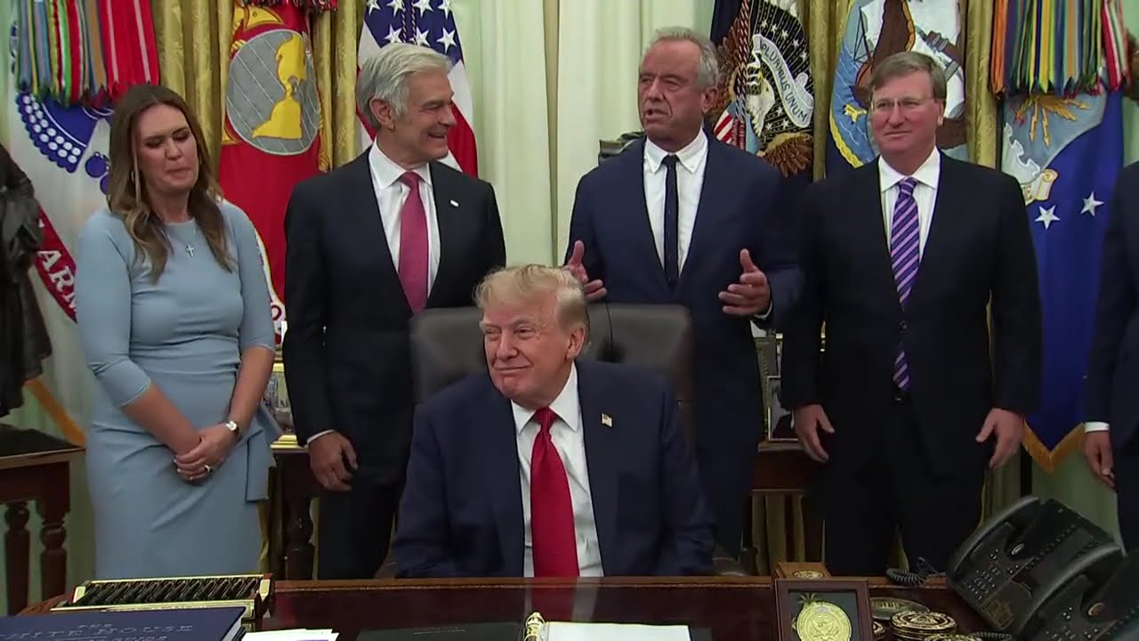 🇺🇸 President Donald Trump Pushes MAGA Agenda with New MAHA Initiative at The White House [LIVE]