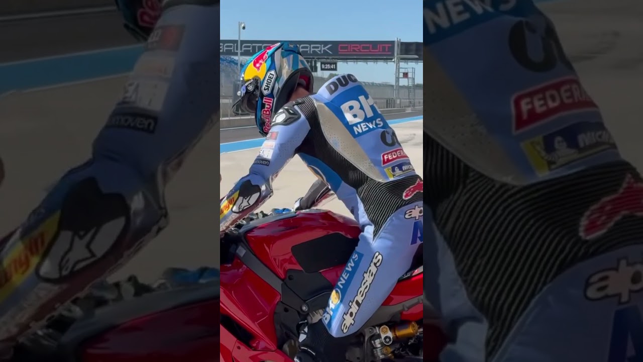 Marquez, Bagnaia, and others Ducati Riders Training at Balaton Park Circuit