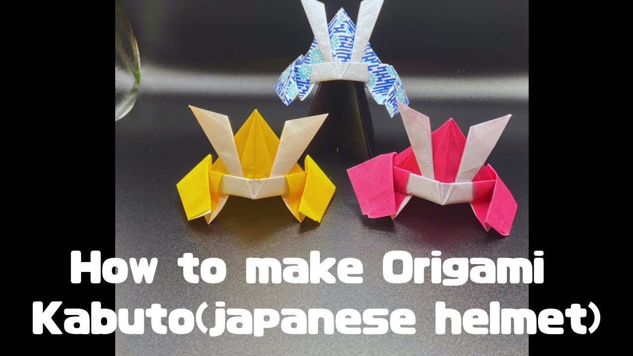 How to Make an Origami Kabuto (Samurai Helmet) | Inspired by Shohei Ohtani!