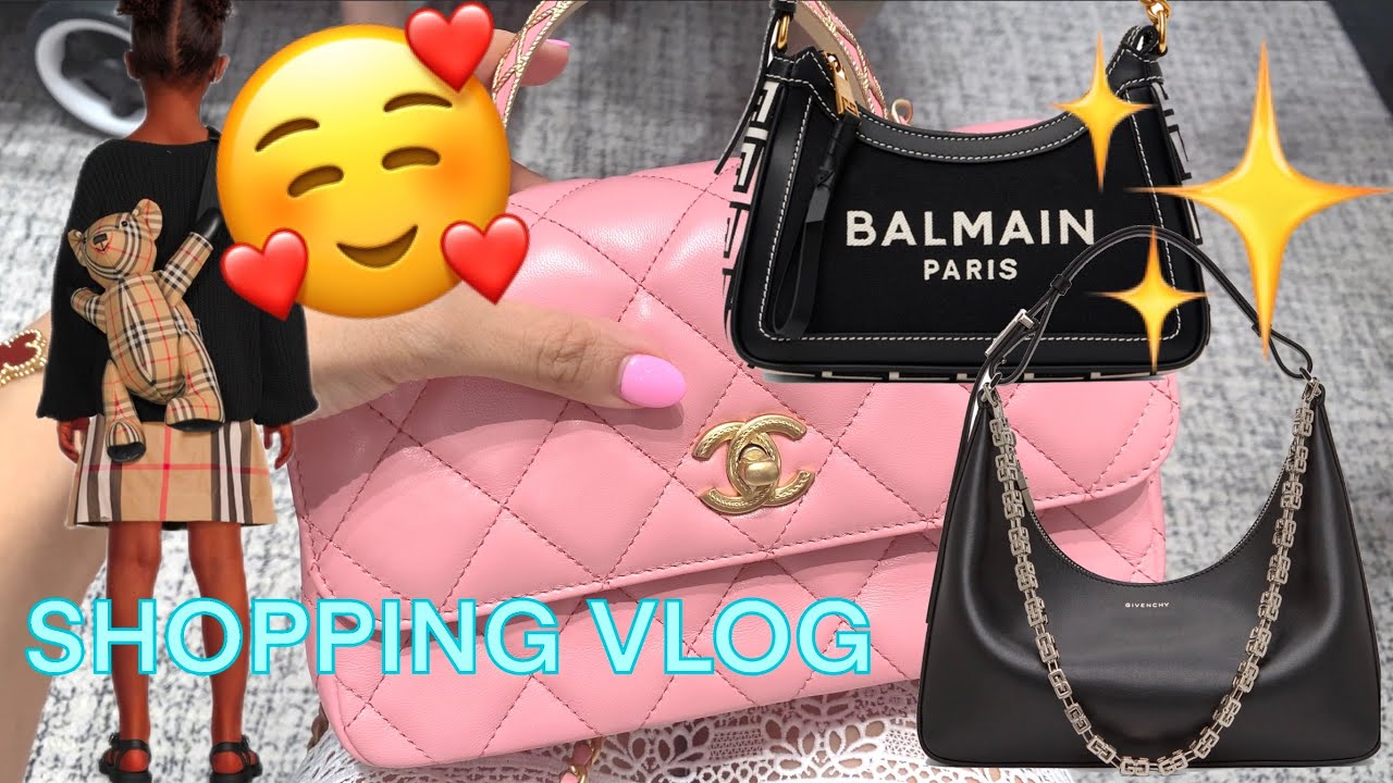 Come SHOP with me @ CHANEL, Burberry, Balmain, Ferragamo, Givenchy etc! Shopping Vlog Sept 2023