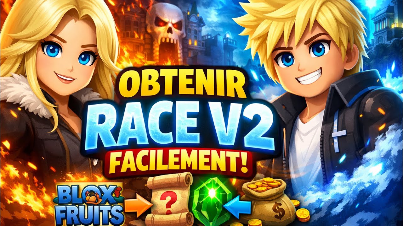 Comment Obtenir sa Race V2 sur Blox Fruits (Guide Facile)