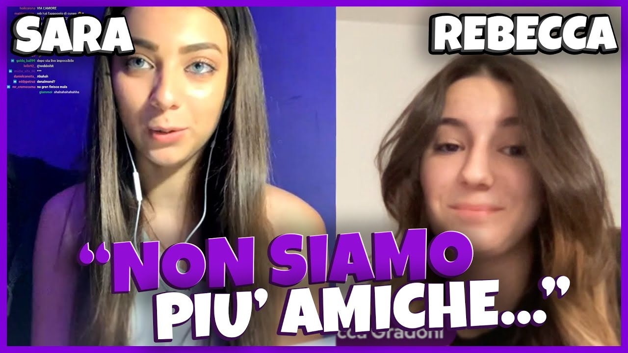 La LITE tra SARA e REBECCA - UN SALUTO A WEBBOH ! | Live Twitch