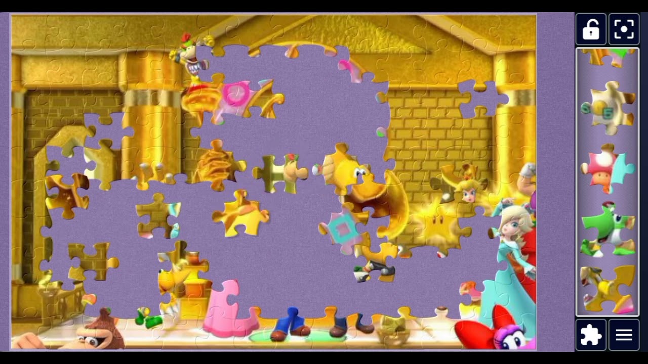 Mario Party – Golden Castle Scene 🥳🥳//Carton jigsaw puzzles 